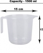 MUG 1500 ML TRANSPARENT
