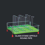 Glass Stand Appolo Round Pipe